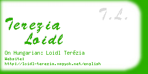 terezia loidl business card