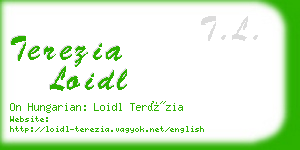 terezia loidl business card